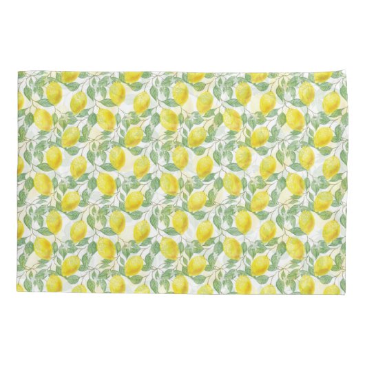 Lemon Tree Patroon Kussensloop (Achterkant)