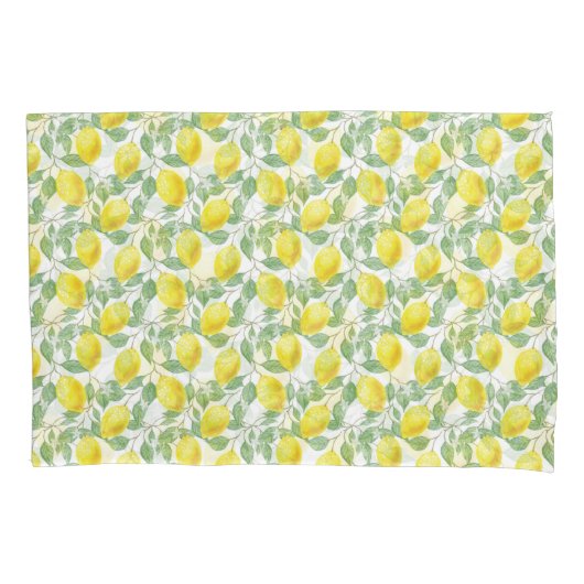 Lemon Tree Patroon Kussensloop (Voorkant)