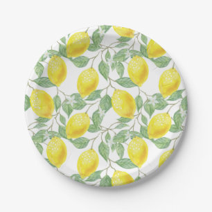 Lemon Tree Patroon Papieren Bordje