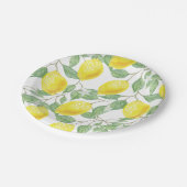 Lemon Tree Patroon Papieren Bordje (Gekanteld)
