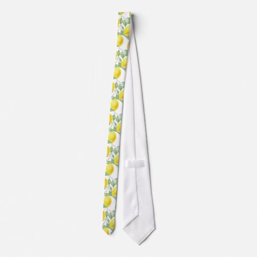 Lemon Tree Patroon Stropdas (Achterkant)