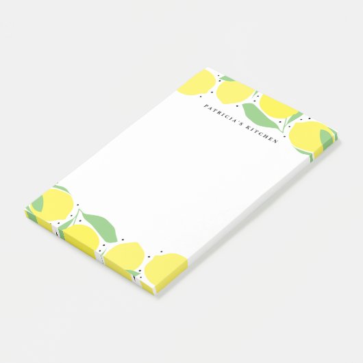 Lemon Tree Personated Post It Notes (Schuin)