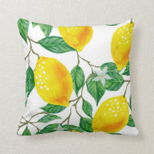 LEMON TREE PILLOW, Geel en groen