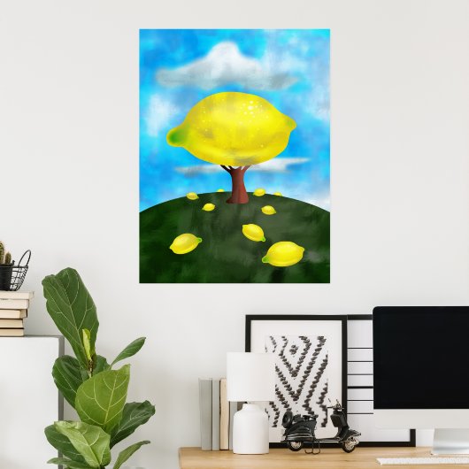 Lemon Tree Poster (Thuiskantoor)