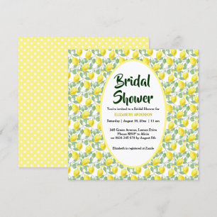 Lemon Tree Yellow Green Vrijgezellenfeest Kaart