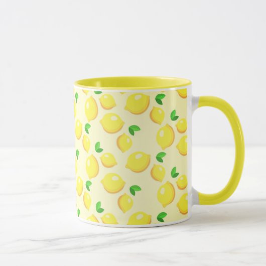 Lemon Tree Yellow Ringer Mok (Rechts)