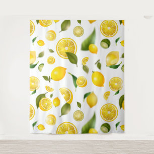 Lemon Variety 1 Sierkussen Wandkleed