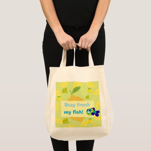 Lemon Vibes Tote Bag (Devant (produit))