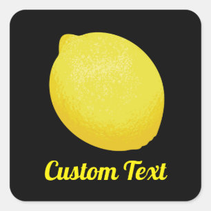 Lemon Vierkante Sticker