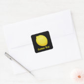 Lemon Vierkante Sticker (Envelop)