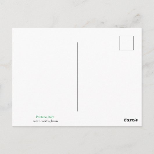 Lemon vine in Positano in Italië Briefkaart (Achterkant)