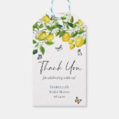 Lemon Vrijgezellenfeest Cadeaulabel (Achterkant)