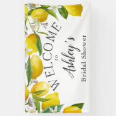 Lemon Vrijgezellenfeest feest welkom Spandoek (Verticaal)