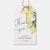 Lemon Vrijgezellenfeest Hartelijk dank voor de ple Cadeaulabel (Voorkant)