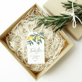 Lemon Vrijgezellenfeest Hartelijk dank voor de ple Cadeaulabel