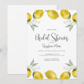 Lemon Vrijgezellenfeest Kaart (Voorkant / Achterkant)