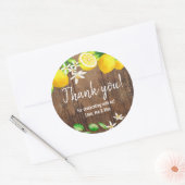 Lemon Vrijgezellenfeest Ronde Sticker (Envelop)