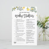 Lemon waarom doen we dat weddenschap? (Staand voorkant)