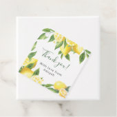Lemon Waterverf Dank u Bedankjes Labels (In situ)