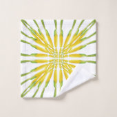 Lemon Waterverf schilderingspatroon Bad Handdoek (Wasdoekje)