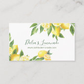 Lemon-Waterverf Visitekaartje (Voorkant)