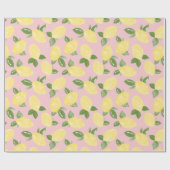 Lemon Wrapping Paper Cadeaupapier (Vlak)