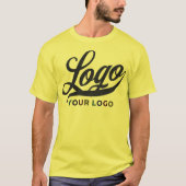 Lemon Yellow Company Logo Swag Business Mannen Wom T-shirt (Voorkant)