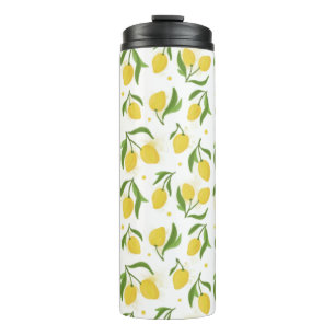 Lemon Yellow Green Thermal Tumbler Fles