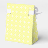 Lemon yellow shippo-patroon bedankdoosjes (Achterkant)