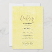 Lemon Yellow Wedding Instant Digital Download Kaart (Voorkant)