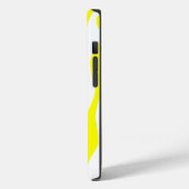 Lemon Yellow Zebra Print Case-Mate iPhone Case (Achterkant / Links)