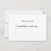 Lemon Zal je mijn Bridesmaid voorstel zijn? (Achterkant)