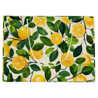 "Lemon Zest Gift Bag" Groot Cadeauzakje