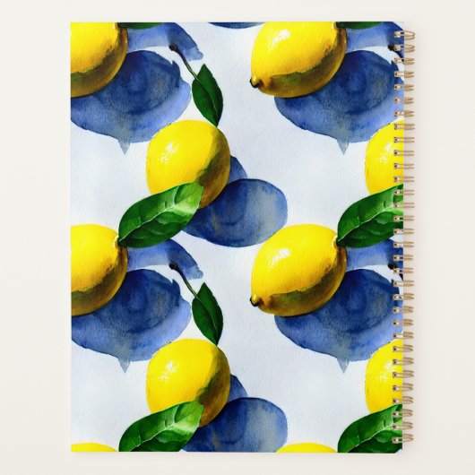 Lemon Zest Planner (Achterkant)