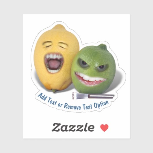 Lemon, Zester and Lime Sticker (Vel)