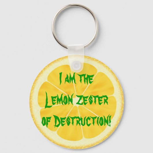 Lemon Zester of Destruction. Sleutelhanger (Voorkant)