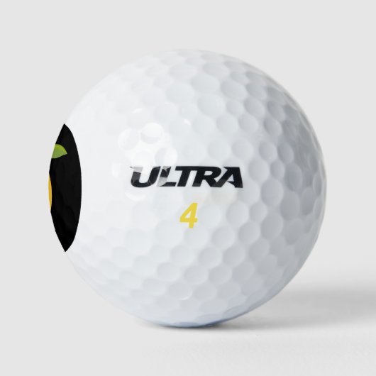 Lemon, zoete vruchten met goede ogen golfballen (Logo)