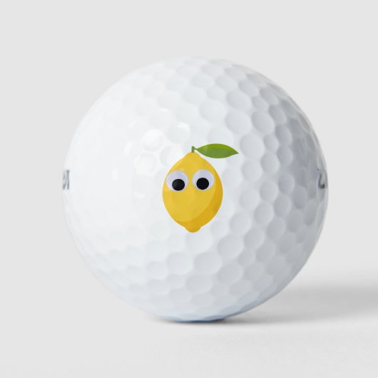 Lemon, zoete vruchten met goede ogen golfballen (Voorkant)