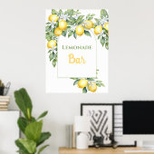 Lemonade Bar Verjaardag Poster (Thuiskantoor)