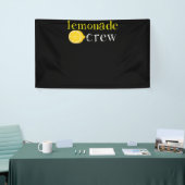 Lemonade Crew Cute Lemonade Stand Workers Spandoek (Beurs)