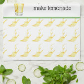 Lémonade Dans Une Serviette De Cuisine En Verre (Plié)