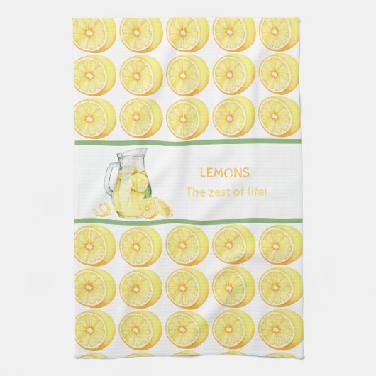 Lémonade Dans Une Serviette De Cuisine En Verre (Vertical)