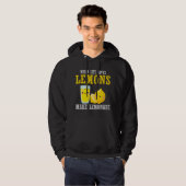 Lemonade Lover Kinderen Fun Sour Citroen Glas Hoodie (Voorkant volledig)