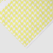 Lemonade Moderne Houndstooth w / aangepaste berich Tissuepapier (Detail)