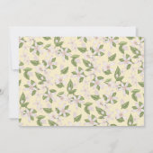 Lemonade rose 1er anniversaire Invitation photo (Dos)