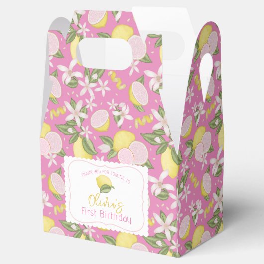 Lemonade rose Ballotins d'anniversaire (Ouvert)