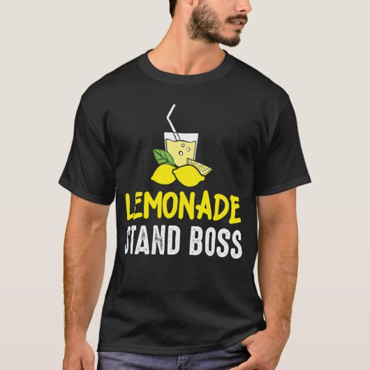 Lemonade stand Boss Funny Lemon Juice Business T-shirt (Voorkant)
