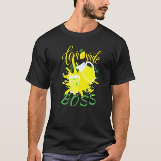 Lemonade Stand Boss Joke Lemon Crush Juice T-shirt (Voorkant)