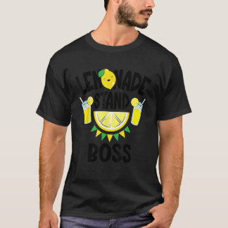 Lemonade Stand Boss Kinder Ouders T-shirt