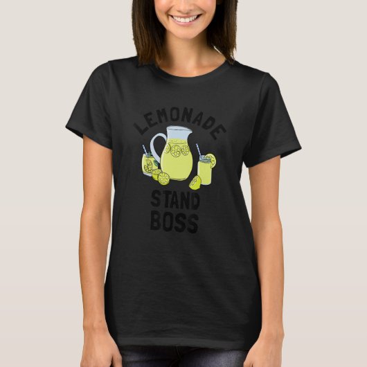 Lemonade stand Boss Lemon Juice T-shirt (Voorkant)